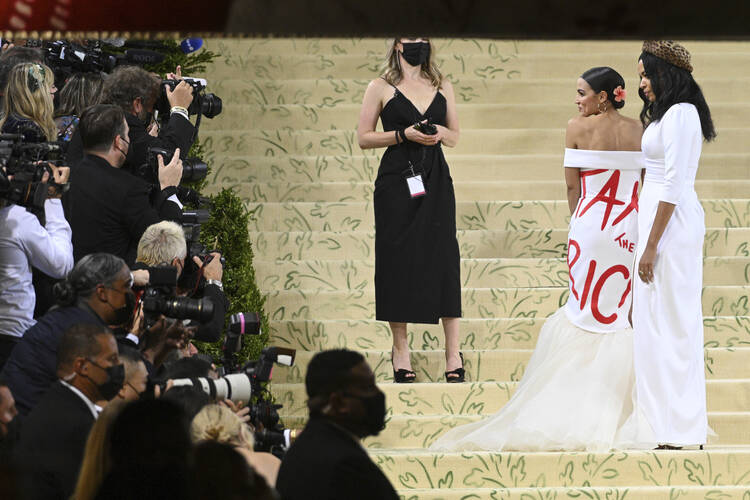 AOC, the Met Gala and the dress Femininity has the power to make the