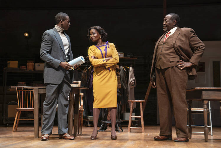 Brandon Micheal Hall, LaChanze and Chuck Cooper in Roundabout Theatre Company's “Trouble in Mind” (photo: Joan Marcus)