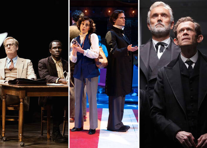 “To Kill a Mockingbird,” “Assassins” and “The Lehman Trilogy” offer challenging explorations into the idea of being an American (photos by Julieta Cervantes and Mark Douet).