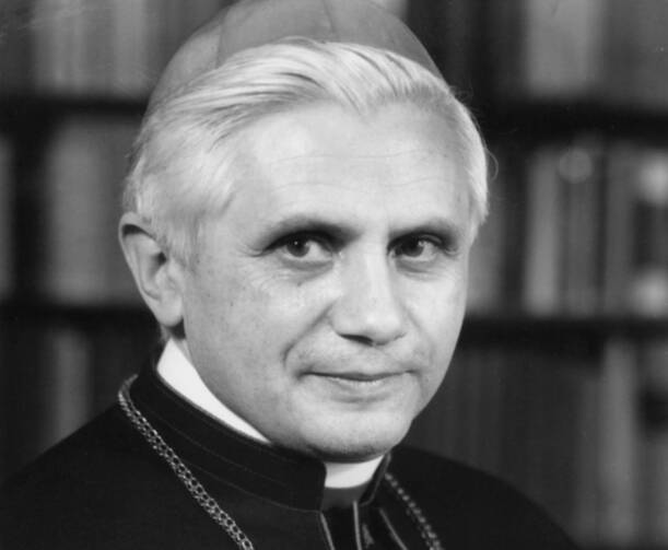 Then-Archbishop Joseph Ratzinger, who later became Pope Benedict XVI, is pictured in this file photo May 28, 1977, the day of his ordination as archbishop of Munich and Freising.