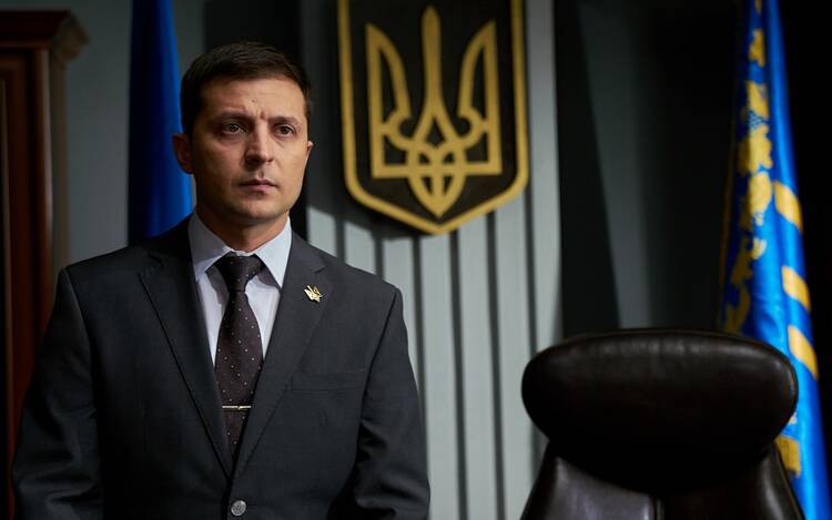 Volodymyr Zelensky in ‘Servant of the People’ (Kvartal 95)