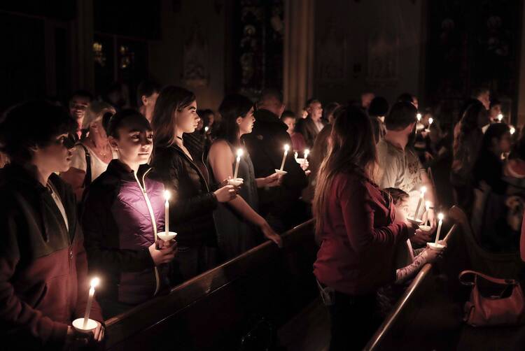 The Easter Vigil is the longest liturgy of the year. And it's so, so worth  your time. | America Magazine