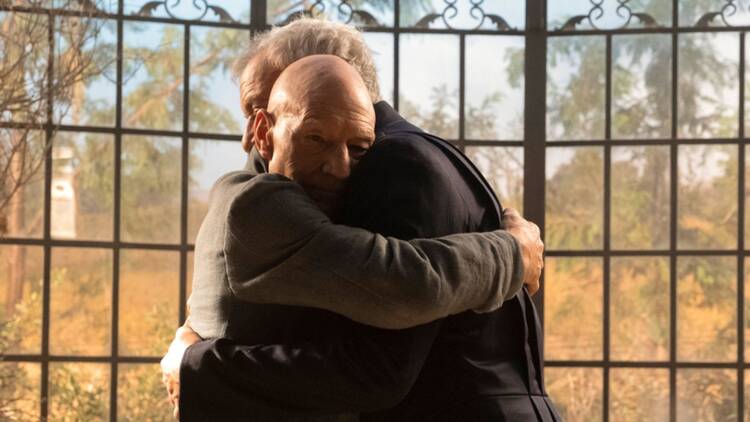 Jean-Luc Picard and Q in the second season finale of 'Picard’ (photo: Viacom/CBS)