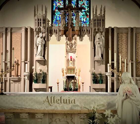 The tabernacle at Corpus Christi church in Rochester, N.Y.