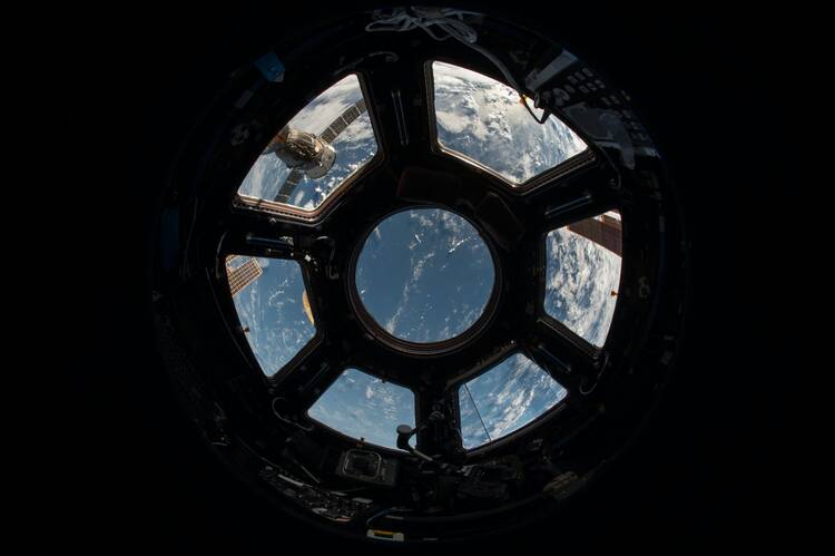 View from the windows of the International Space Station (NASA via Unsplash)