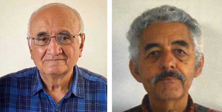 Headshots of two Mexican priests