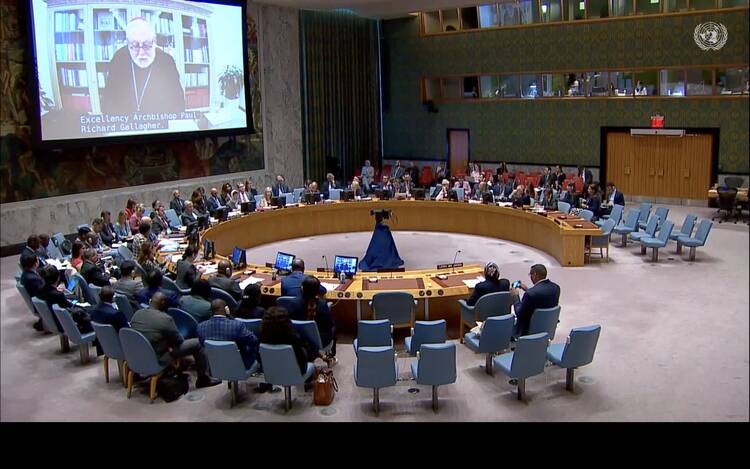 Archbishop Gallagher virtually addresses the U.N.