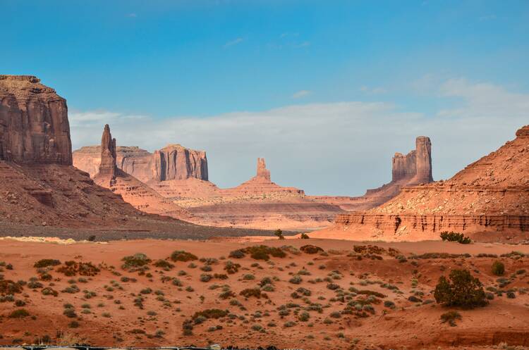 Landscape photography of rock formation