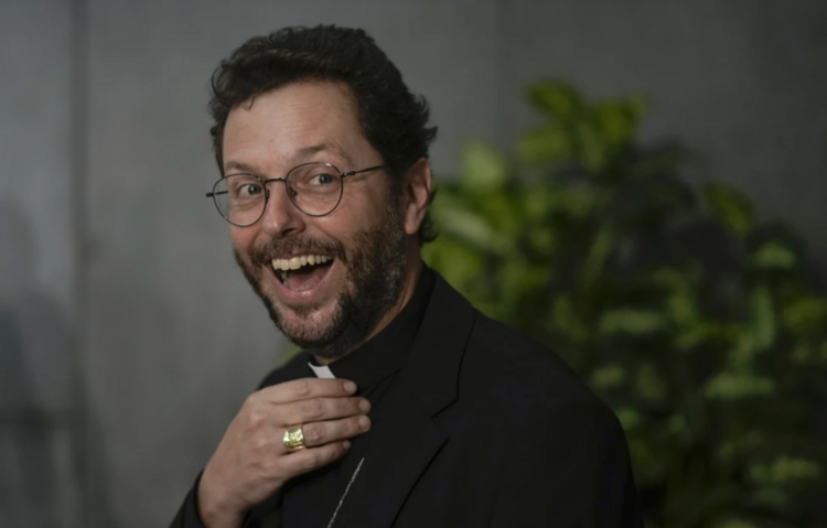 Cardinal Giorgio Marengo poses for a photo. 