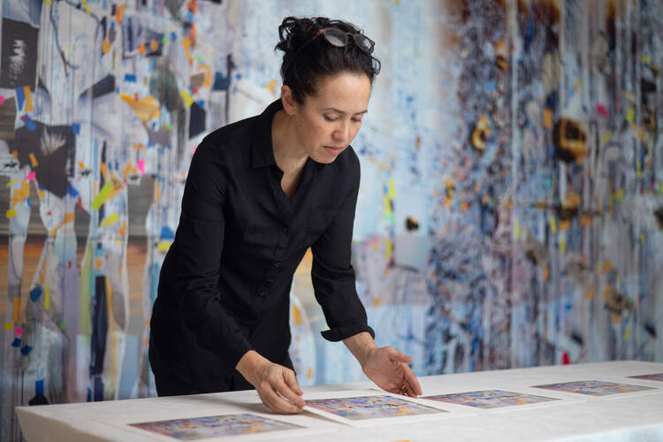  The artist Sarah Sze (Georgia Gardner/The Solomon R Guggenheim Foundation)
