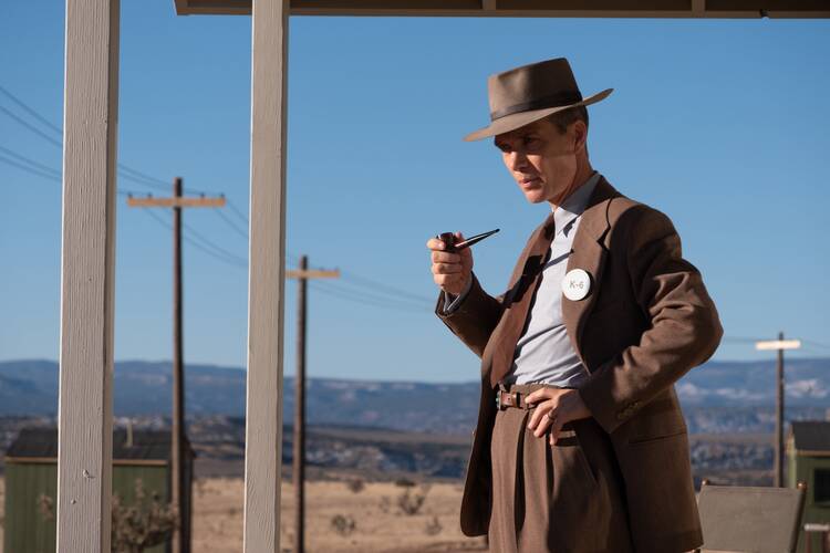 Cillian Murphy stars in the movie “Oppenheimer.”(OSV News photo/Melinda Sue Gordon, Universal)