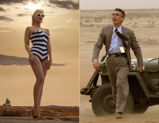 Margot Robbie in ’Barbie‘ and Cillian Murphy in ‘Oppenheimer’ 