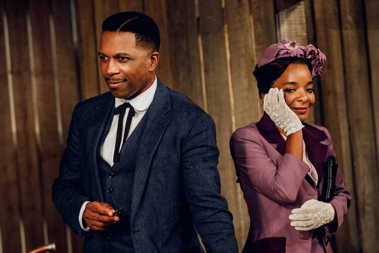 Leslie Odom, Jr. and Kara Young in ‘Purlie Victorious’ (photo: Marc J. Franklin)