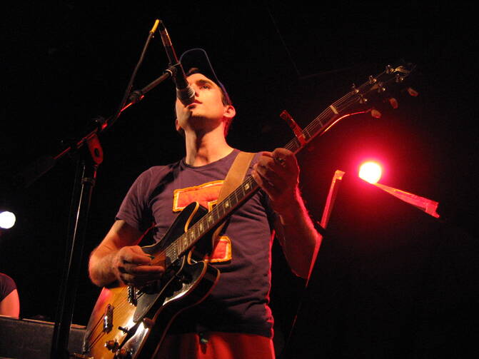 Sufjan Stevens performing during the tour for his album Illinois in 2005