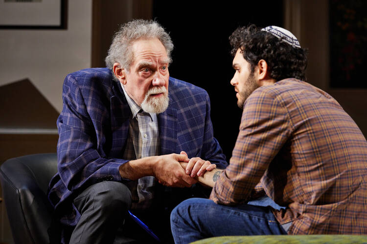 Richard Masur and Aria Shahghasemi in “A Prayer for the French Republic.”