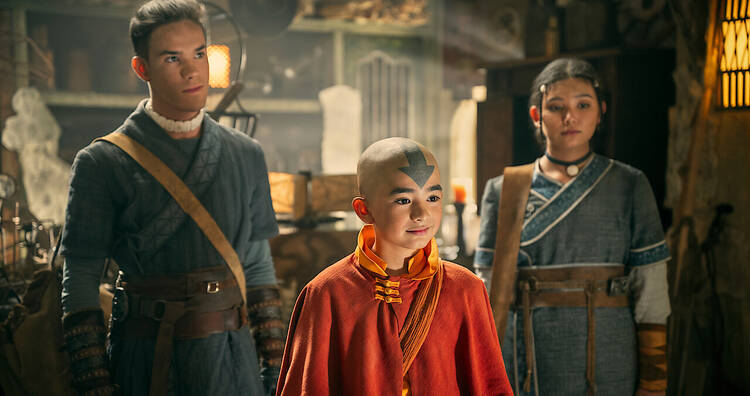An image from the new Netflix adaptation of "Avatar: The Last Airbender"