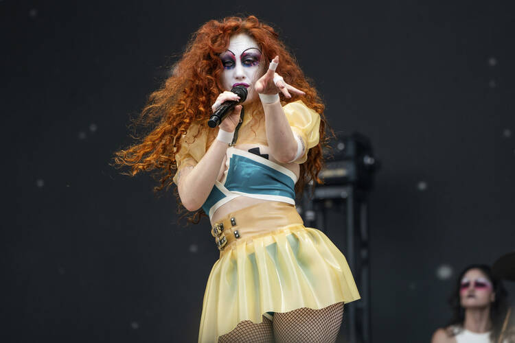 Chappell Roan performs during the Bonnaroo Music & Arts Festival on Sunday, June 16, 2024, in Manchester, Tenn. 