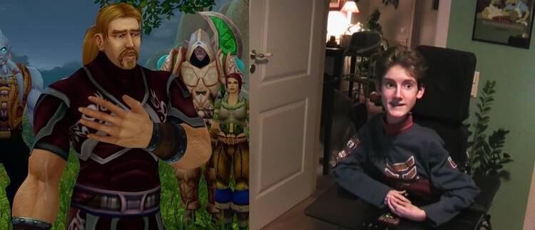 Mats Steen was known as Ibelin in the video game World of Warcraft (World of Warcraft and Blizzard Entertainment/Netflix)