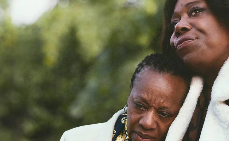 Marianne Jean-Baptiste and Michele Austin in ‘Hard Truths’ (Bleecker Street)