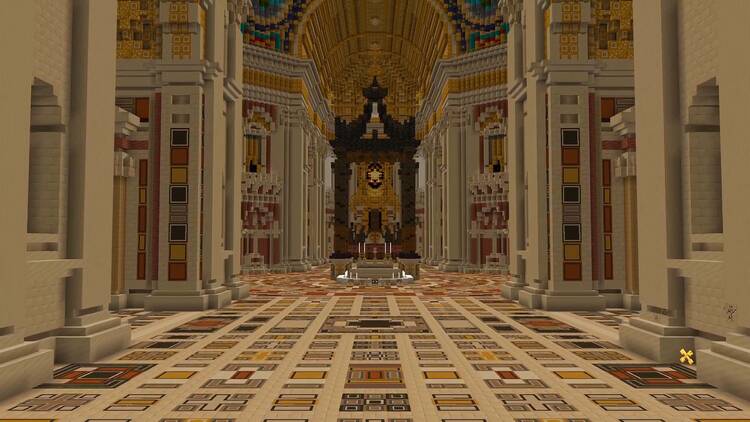 St. Peter’s Basilica becomes an interactive Minecraft world
