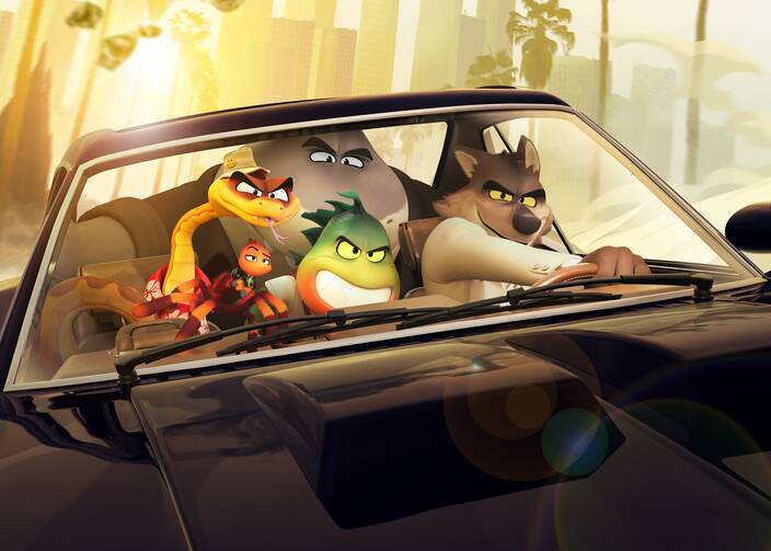 This is the movie poster for “The Bad Guys” (CNS photo/DreamWorks Pictures)