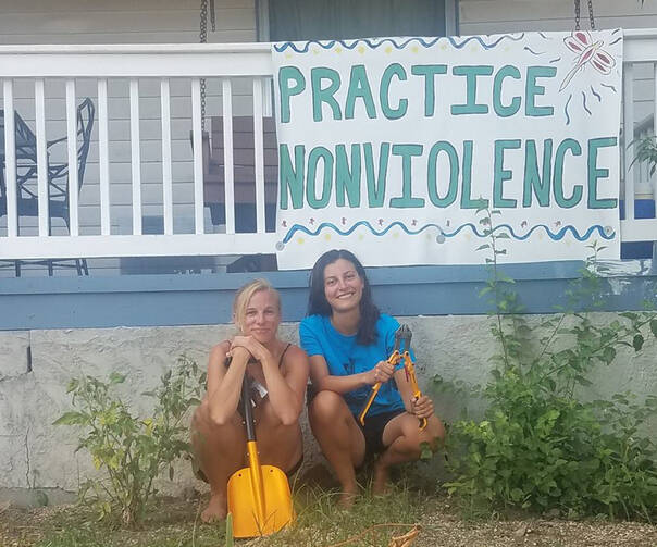 Catholic Wokers and pipeline protesters Jessica Reznicek and Ruby Montoya  (Facebook: Mississippi Stand)