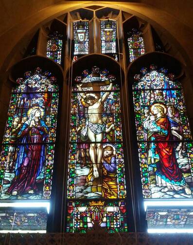 Crucifixion Window, St. Mary's Chapel, Boston College
