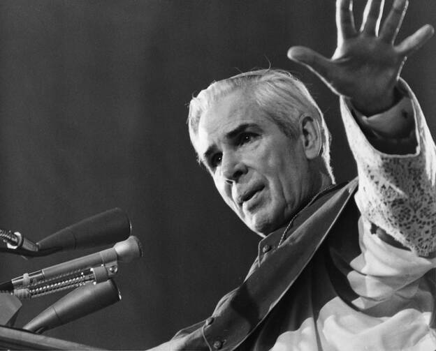 Archbishop Fulton J. Sheen is pictured in an undated file photo.