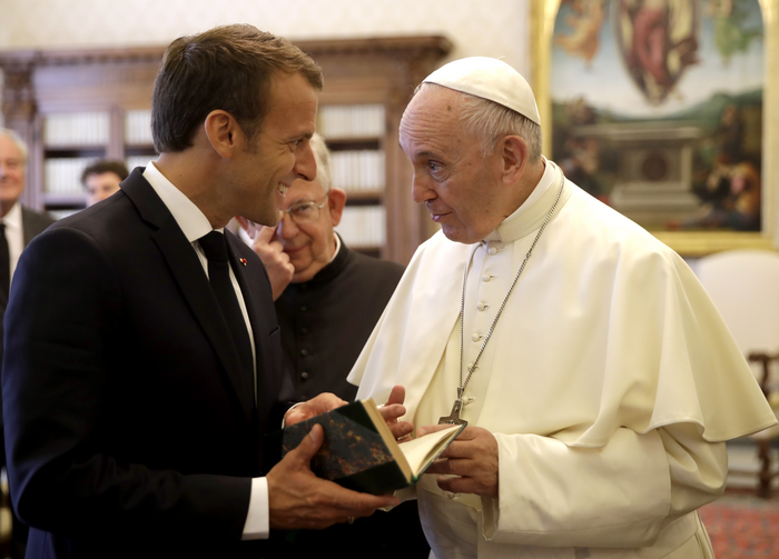 Pope Francis and French President Macron hit it off in ...