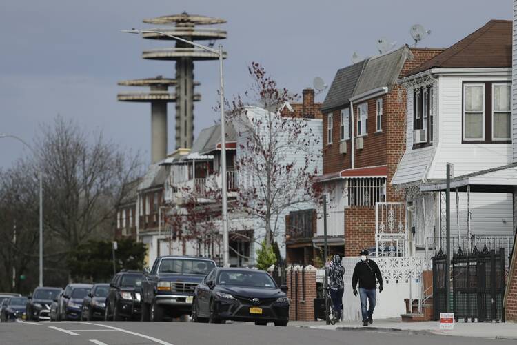 The Corona neighborhood in Queens, New York, on April 2. A Harvard study shows that death rates from coronavirus are higher in places with significant air pollution, like New York City. (AP Photo/Frank Franklin II)