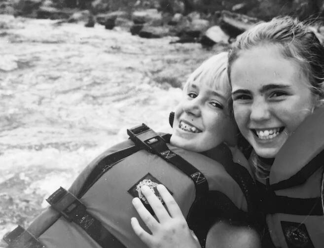 Anna and Libby as friends