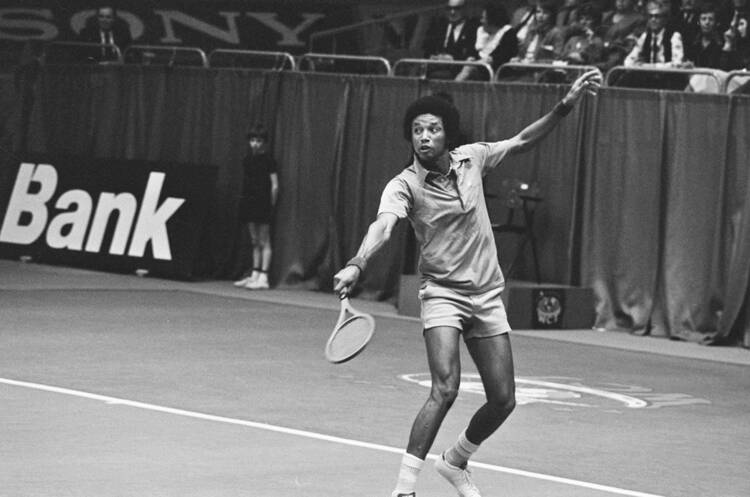 Arthur Ashe at the 1975 World Tennis Tournament in Rotterdam.Arthur Ashe at the 1975 World Tennis Tournament in Rotterdam. (Wikimedia Commons)