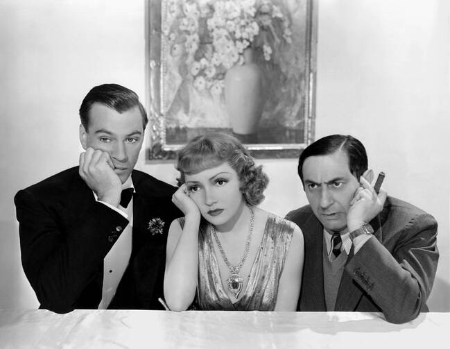 The director Ernst Lubitsch with Garry Cooper and Claudette Colbert (photo: Alamy.com)