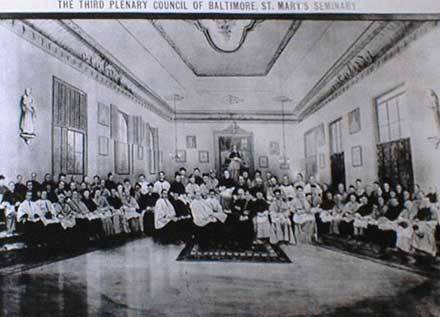 The Third Plenary Council of Baltimore, which was held in 1884, focused on Catholic education in the United States (public domain image via Wikipedia).