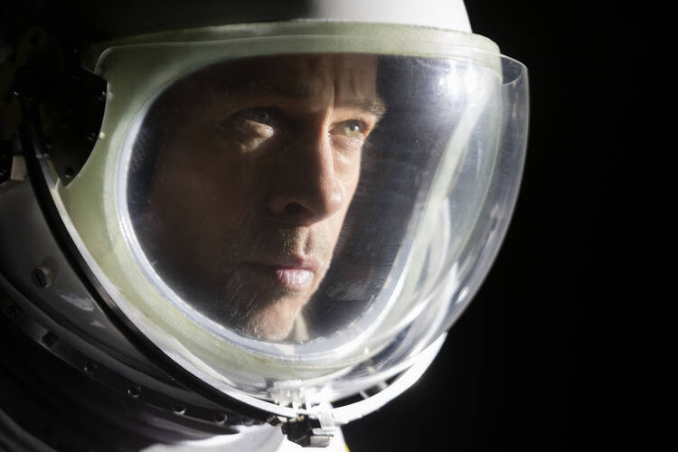 Brad Pitt in ‘Ad Astra’ (CNS photo/Fox) 