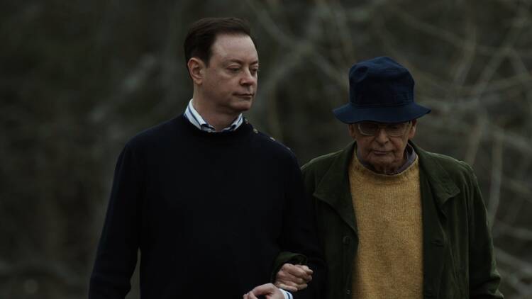 Author Andrew Solomon and his father, Howard Solomon, in Rachel Dretzin’s documentary "Far From the Tree." (Courtesy of Sundance Selects.)