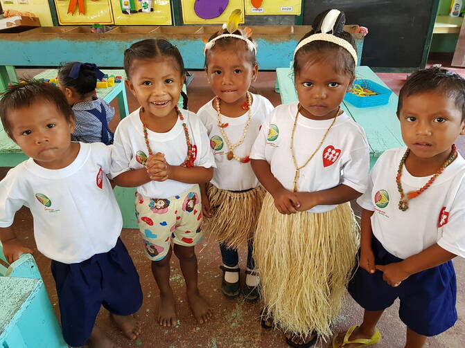 Wapichan school children in Guyana. Photos courtesy of Leah Casimero