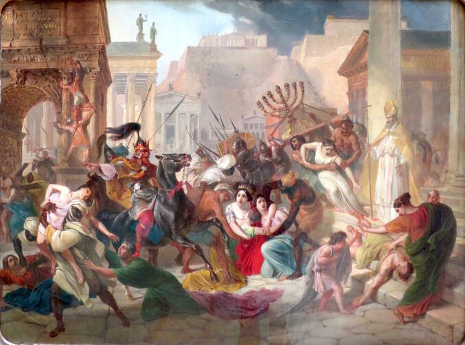 “The Sacking of Rome” (Karl Bryullov/public domain via Wikimedia)