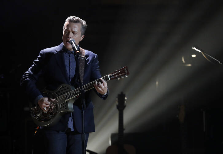 Jason Isbell performs during the Americana Honors and Awards show Wednesday, Sept. 13, in Nashville, Tenn (AP Photo/Mark Zaleski).