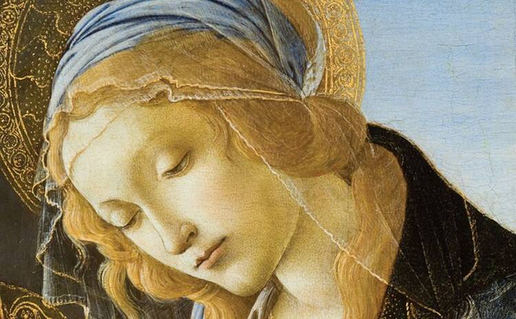 Botticelli c. 1480 Madonna of the Book