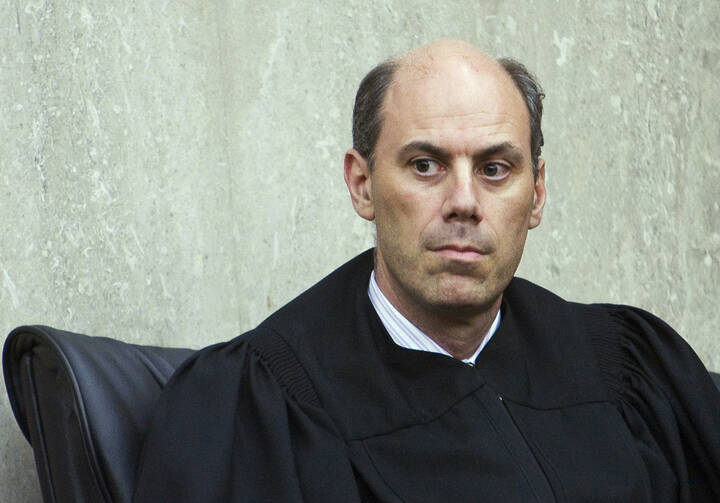 U.S. District Judge James "Jeb" Boasberg is overseeing a lawsuit filed by the Standing Rock and Cheyenne River Sioux, two Dakotas tribes who maintain the $3.8 billion Dakota Access pipeline to carry North Dakota oil to Illinois threatens their drinking water and cultural sites. (Diego M. Radzinschi/ALM via AP)