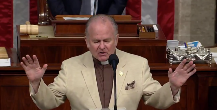 Father Pat Conroy. CSPAN capture.