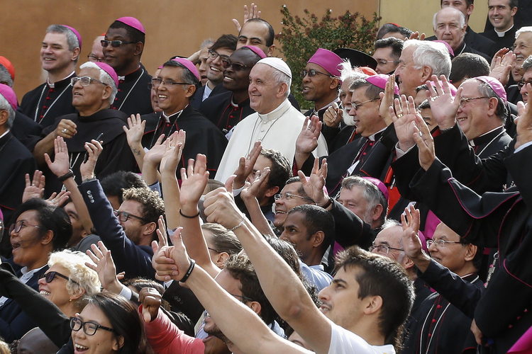 Pope Francis concludes synod by condemning ‘the continuous accusations to smear the church.’