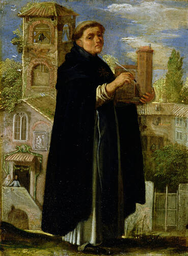 Saint Thomas Aquinas by Adam Elsheimer (1578-1610). Courtesy of Wikimedia Commons. 