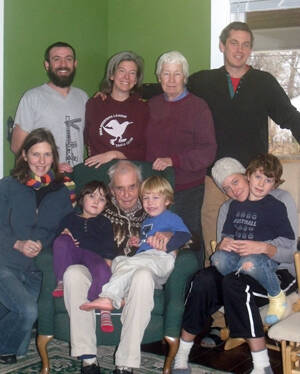 Father Dan Berrigan and his clan