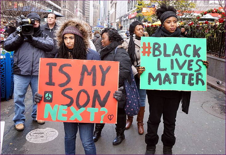 NYC action in solidarity with Ferguson, Mo. (Flickr photo/All-Nite Images)