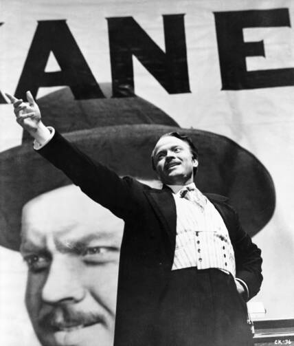 Orson Welles in ”Citizen Kane”