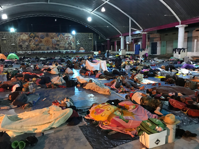 Refuge in Matías Romero, Veracruz. Photo by Jan-Albert Hootsen.