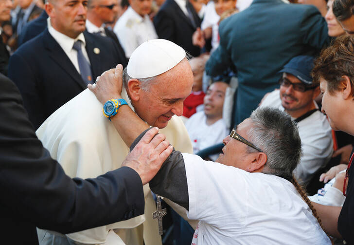 New Evangelizer: Pope Francis in Cagliari, Sardinia, on Sept. 22