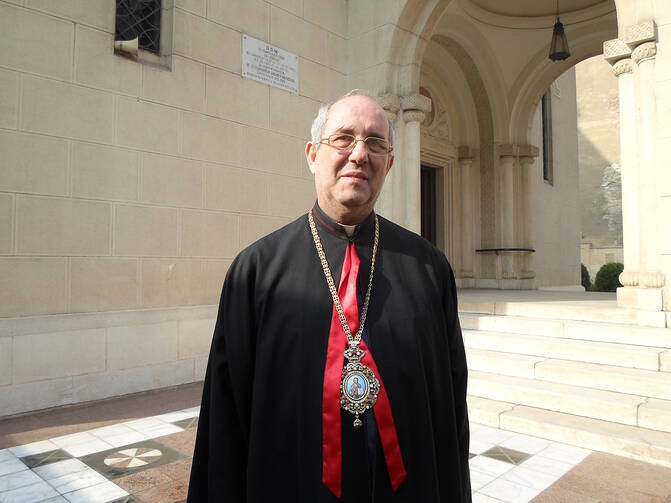 Armenian Catholic Bishop Krikor Okostinos Coussan 